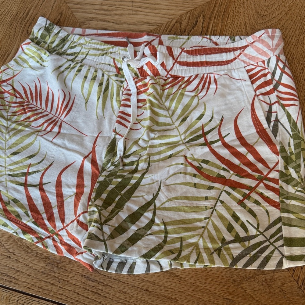 Rachel Zoe Tropical Leaf Print Women's Shorts
